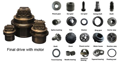 Excavator Final Drive Parts 